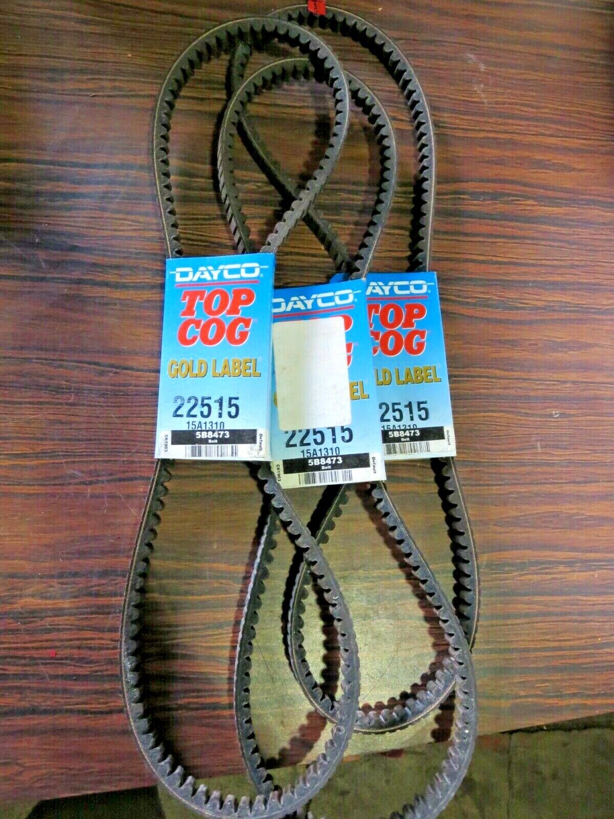 DAYCO ...TOP COG BELT GOLD BELT #22515 / 5B8473