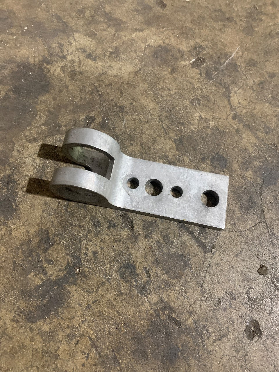 Machined Steel Clevis Linkage Bracket - Used