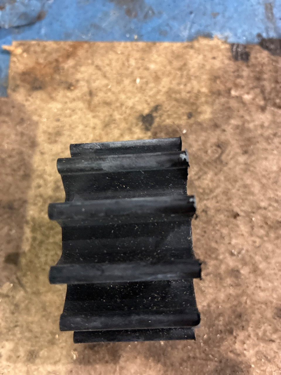 Jabsco Neoprene Raw Water Pump Impeller 12-Blade Spline Drive - New Old Stock