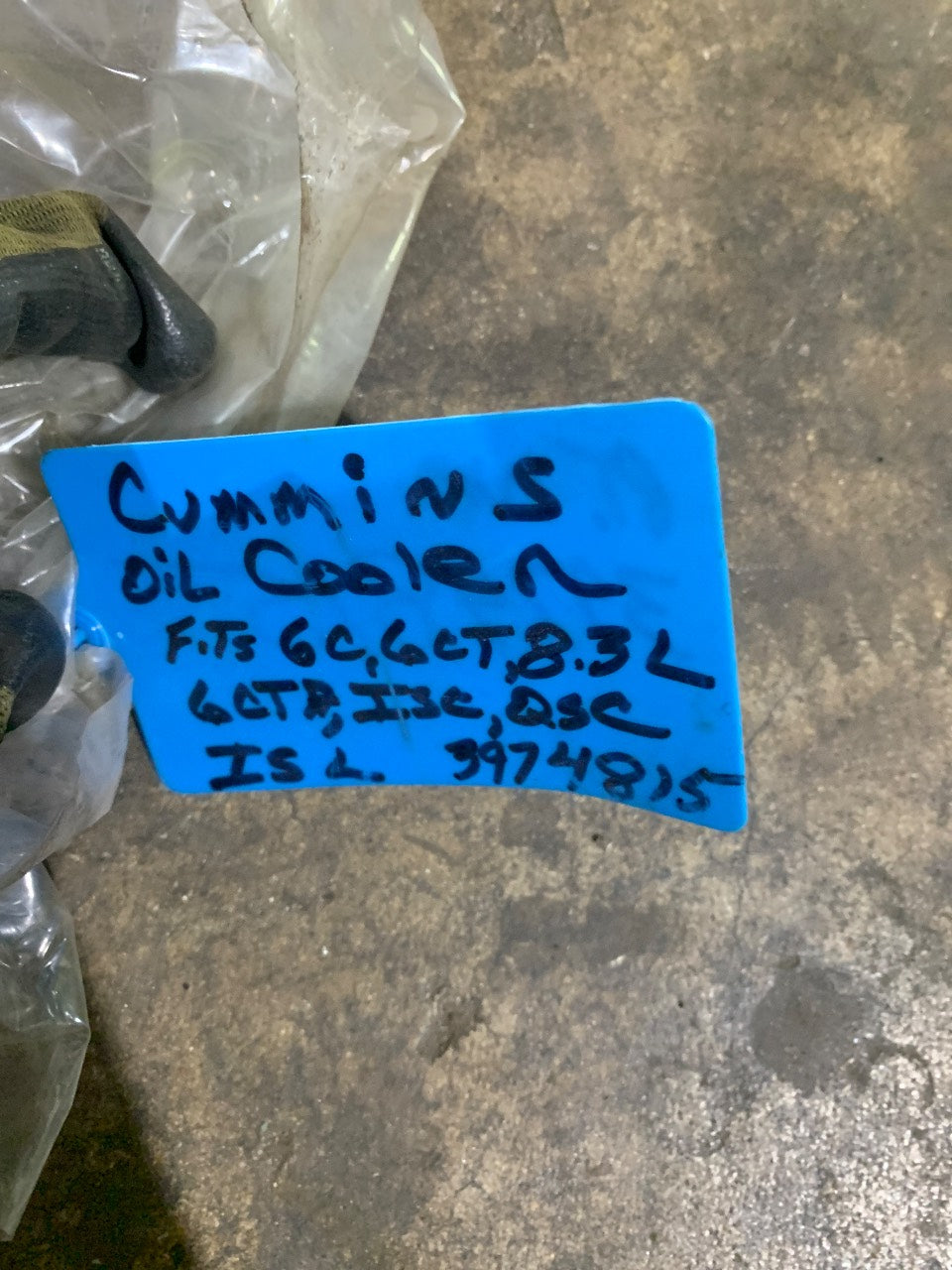 Cummins 3974815 Engine Oil Cooler Core for 6C 6CT 6CTA 8.3L ISC QSC ISL - Used