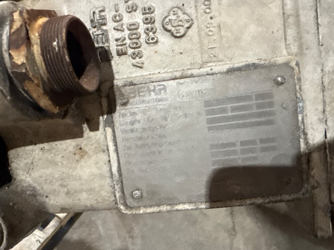MTU 506 098 02 37 Intake Air / Charge Air Housing Assembly - Used Take-Off