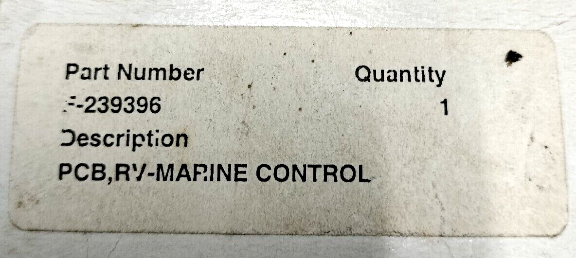 F-239396 KOHLER PCB,RV-MARINE CONTROL BOARD NEW IN BOX  WITH FREE SHIPPING