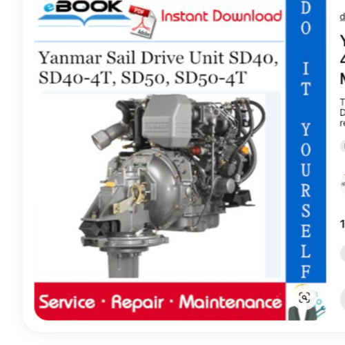 YANMAR SAIL DRIVE SD 50-4T USED  ( SEE DESCRIPTION )