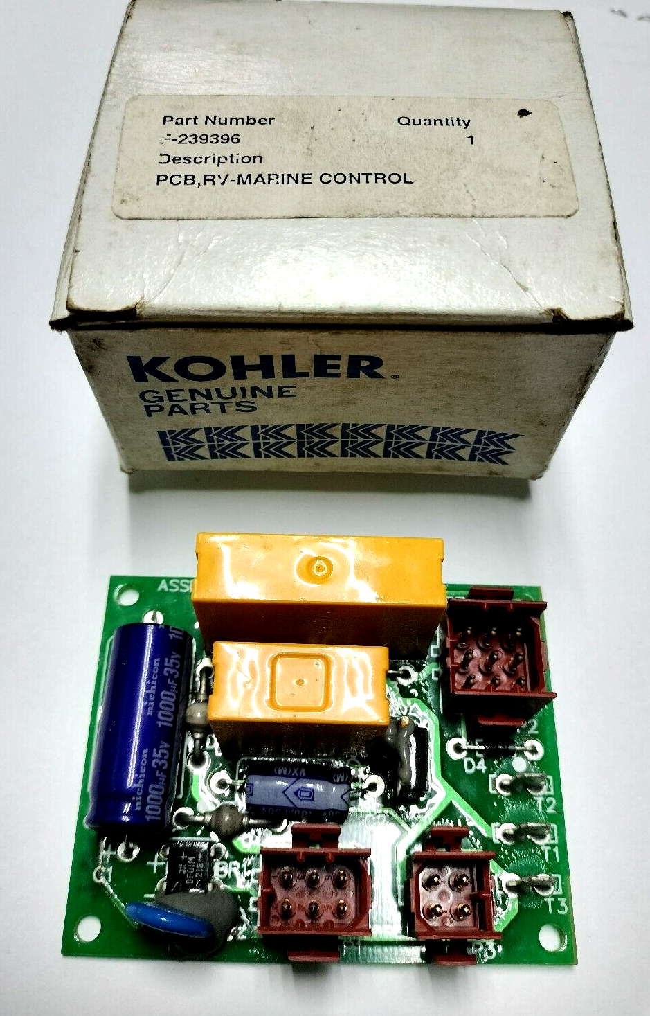 F-239396 KOHLER PCB,RV-MARINE CONTROL BOARD NEW IN BOX  WITH FREE SHIPPING