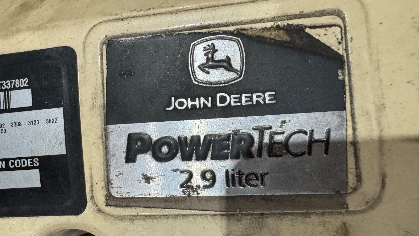 John Deere 3029TF270 Engine - CORE