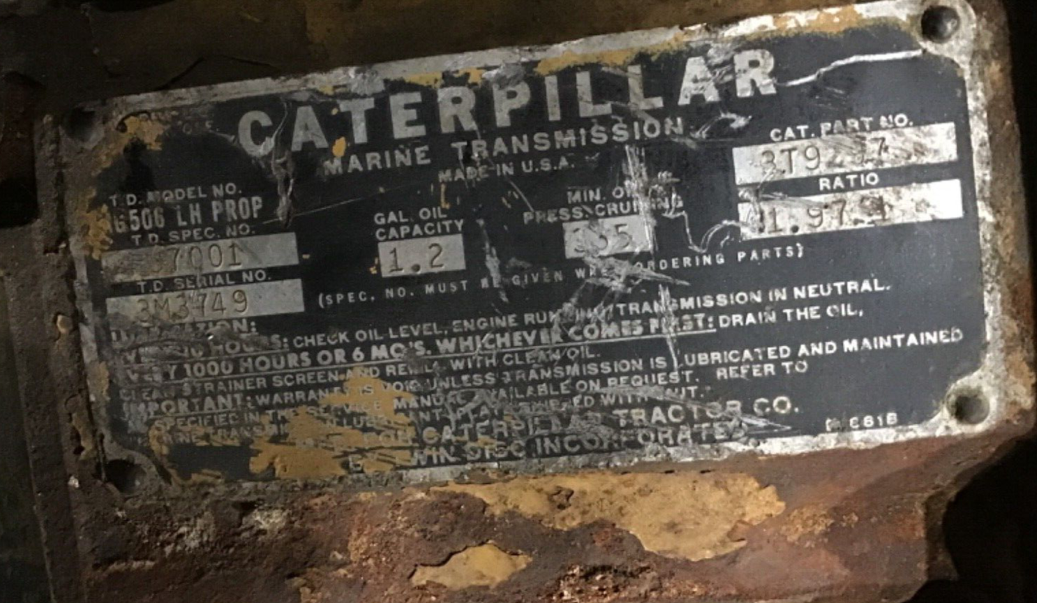 Caterpillar MG 506 2x1 Ratio #3 SAE CAT Housing