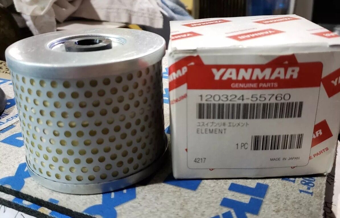 ORIGINAL OEM YANMAR MARINE ELEMENT FUEL OIL # 127695-55760 NEW