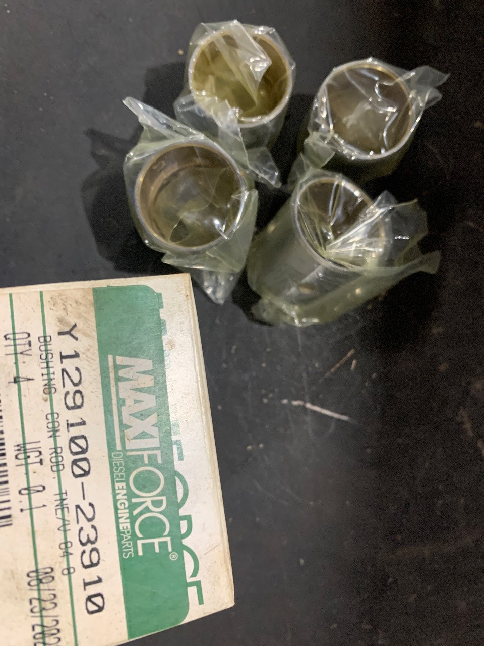 Maxiforce Y129100-23910 Connecting Rod Bushing Set of 4 for Yanmar 4TNE84 / 4TNV84 - New