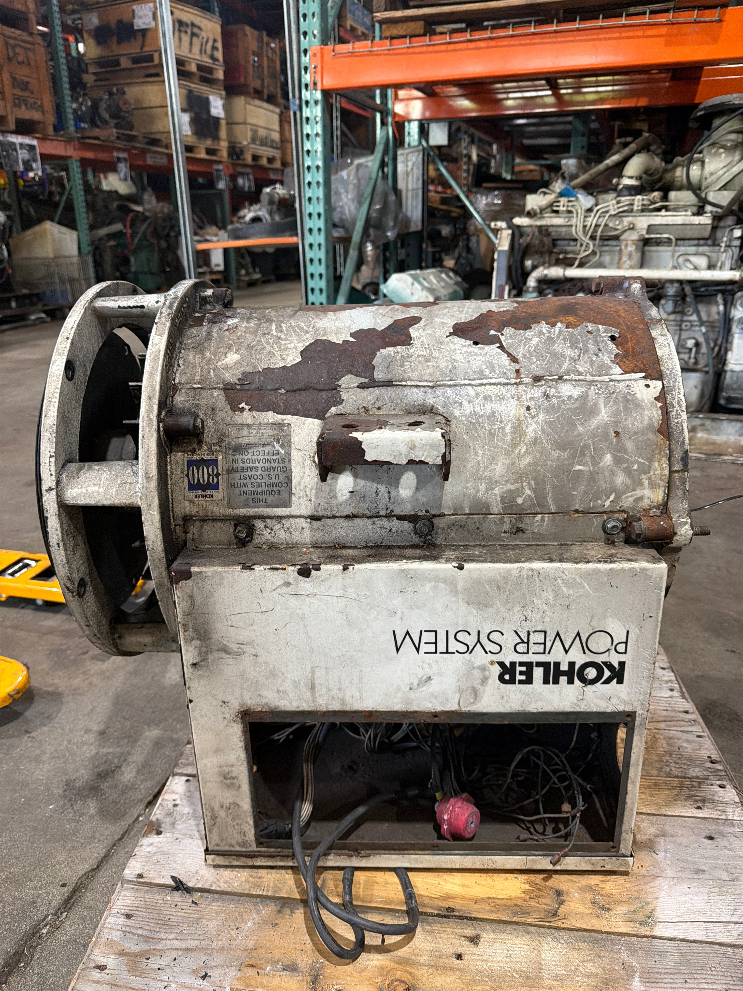Kohler Power System Marine Generator End - SAE Bell Housing - Used Take-Off
