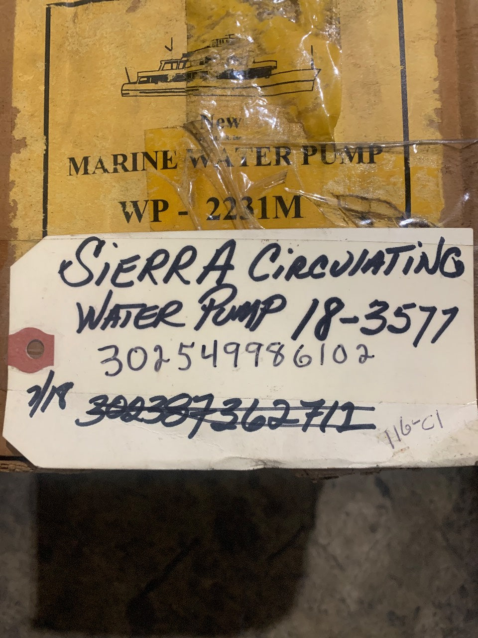 Sierra 18-3577 Marine Circulating Water Pump for GM Big Block 7.4L/454 - New