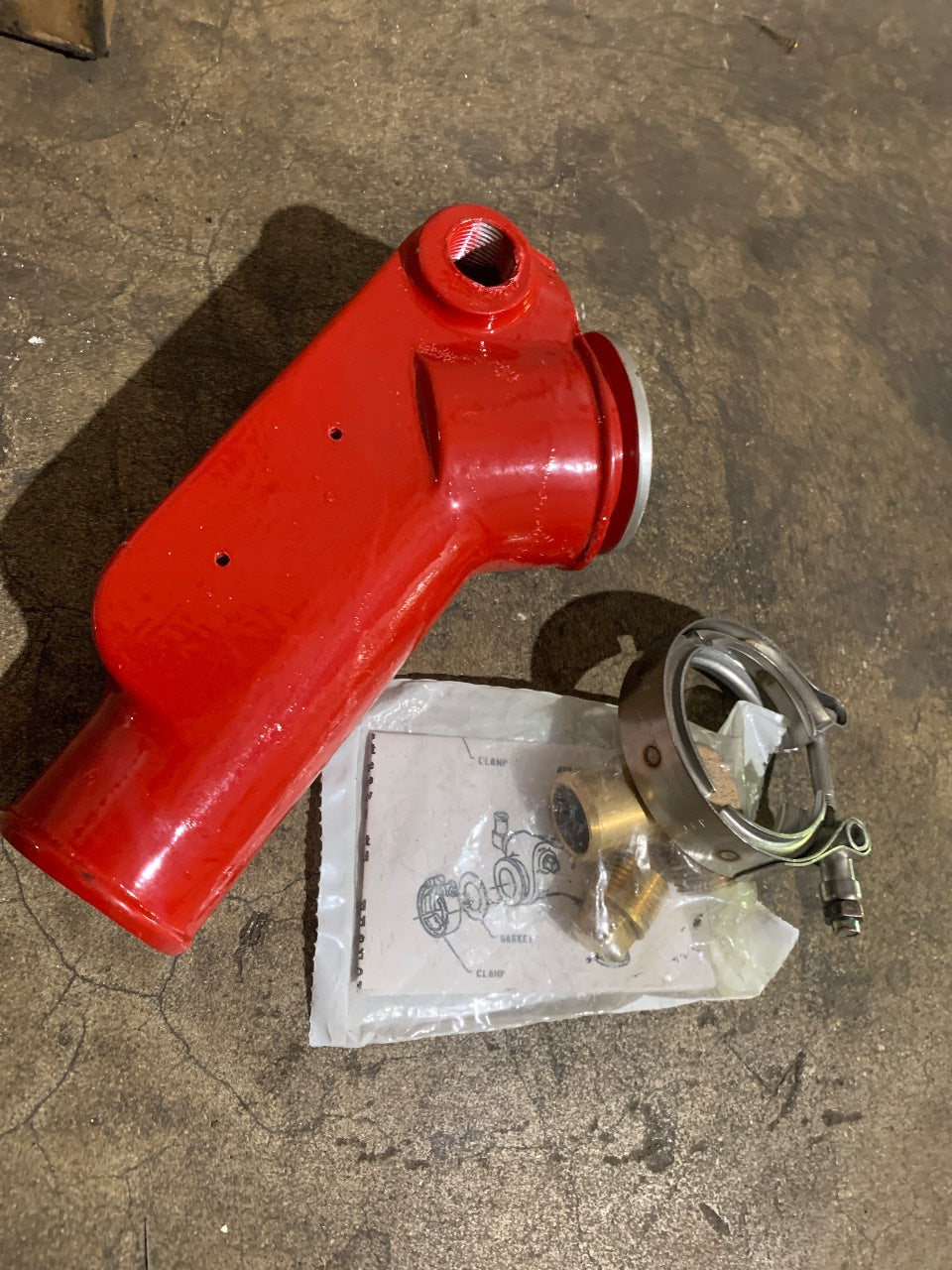 Westerbeke 037402 Water Injected Exhaust Elbow Kit - New
