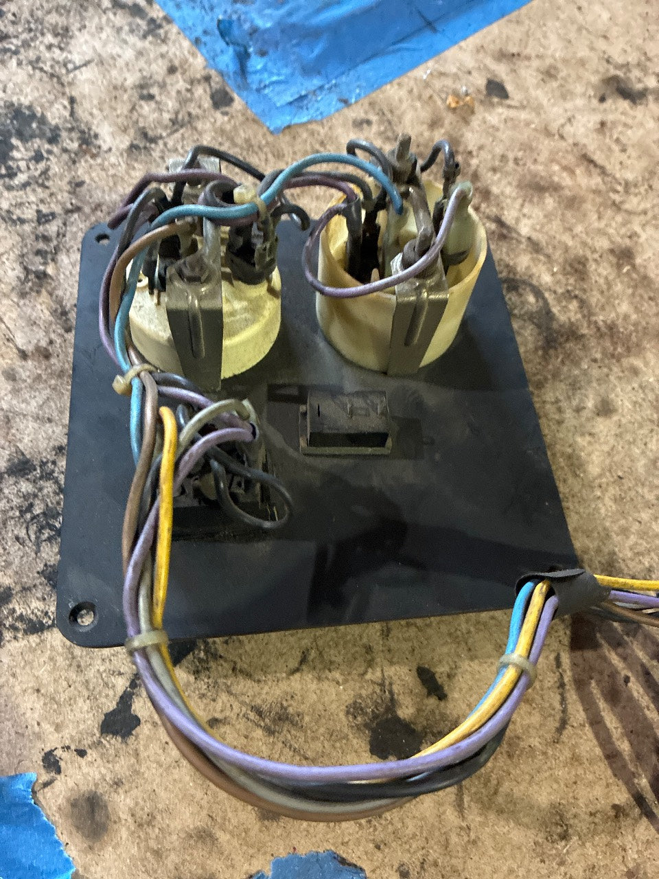 Kohler Marine Generator Remote Start/Stop Instrument Panel with Oil Pressure & Water Temp Gauges - Used