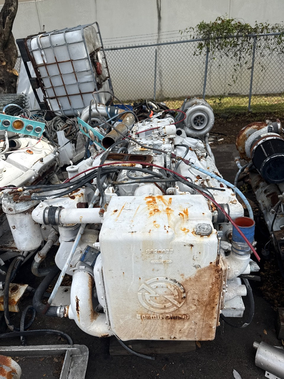 Detroit Diesel 8V92 Marine Diesel Engine - Used Take-Off / Core