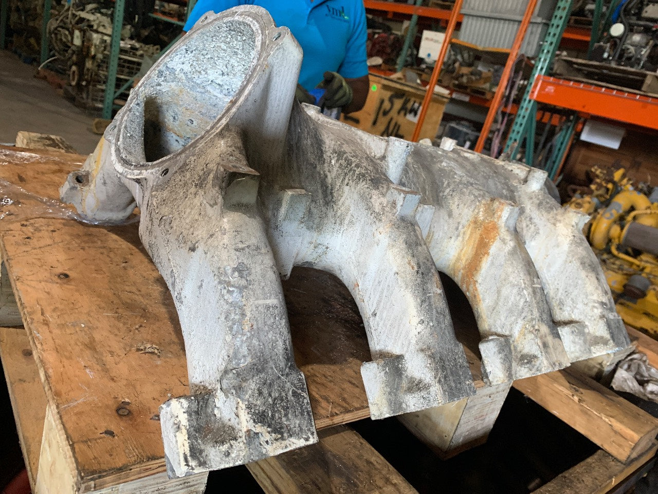 Detroit Diesel / MTU Air Intake Manifold for Series 2000 Marine Engine - Used