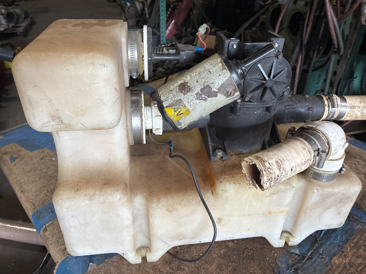 SeaLand VG124 12V VacuFlush Vacuum Generator Pump with Accumulator Tank - Used