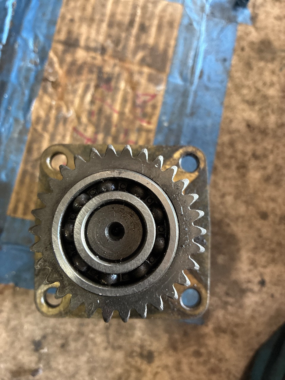 Westerbeke 048080 Raw Water Pump - Gear Driven Seawater Pump - Used