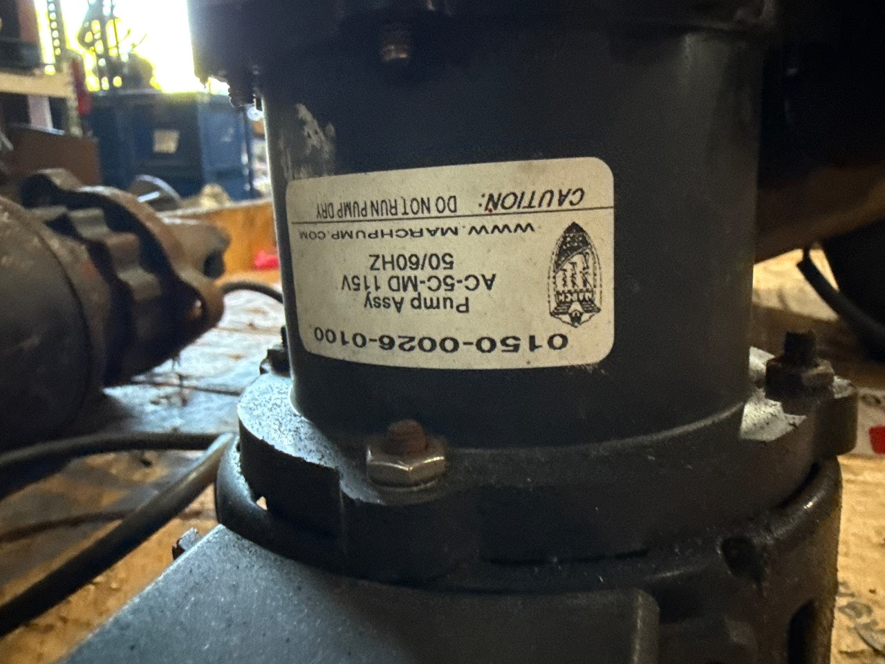 March AC-5C-MD 0150-0026-0100 115V Magnetic Drive Marine A/C Circulation Pump - Used