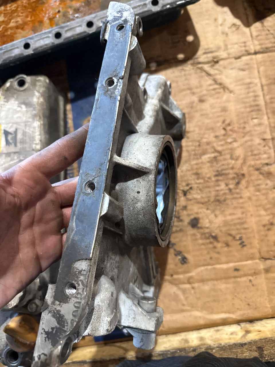 Cummins QSB 4.5 / Iveco Tector 4.5 Aluminum Front Timing Cover with Crank Seal & Speed Sensor - Used