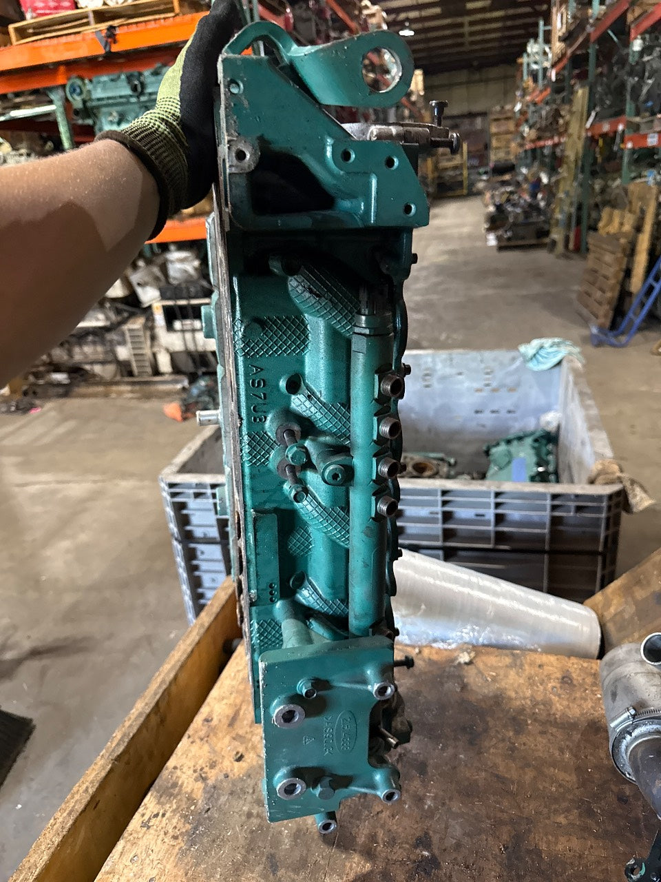 Volvo Penta 5-Cylinder Diesel Cylinder Head - Used Take-Off Core