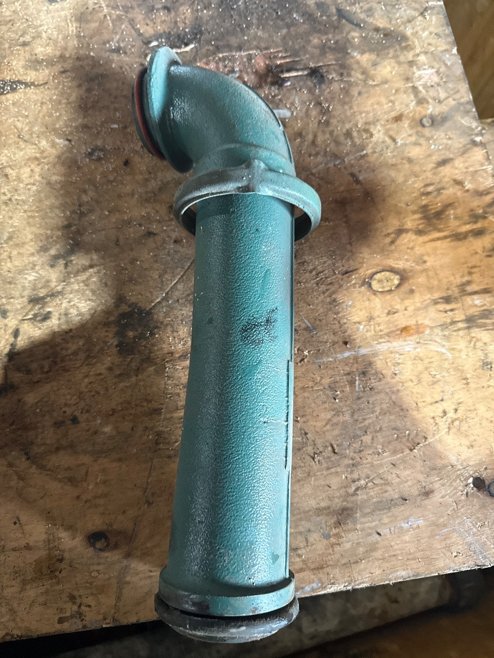 Volvo Penta Cast Connecting Pipe with Elbow for TAMD/AQAD 40 Series - Used