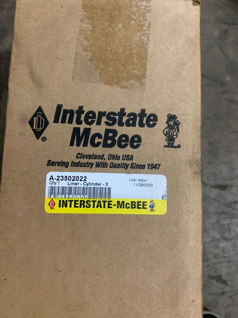 Interstate-McBee A-23502022 Cylinder Liner for Detroit Diesel 71 Series - New