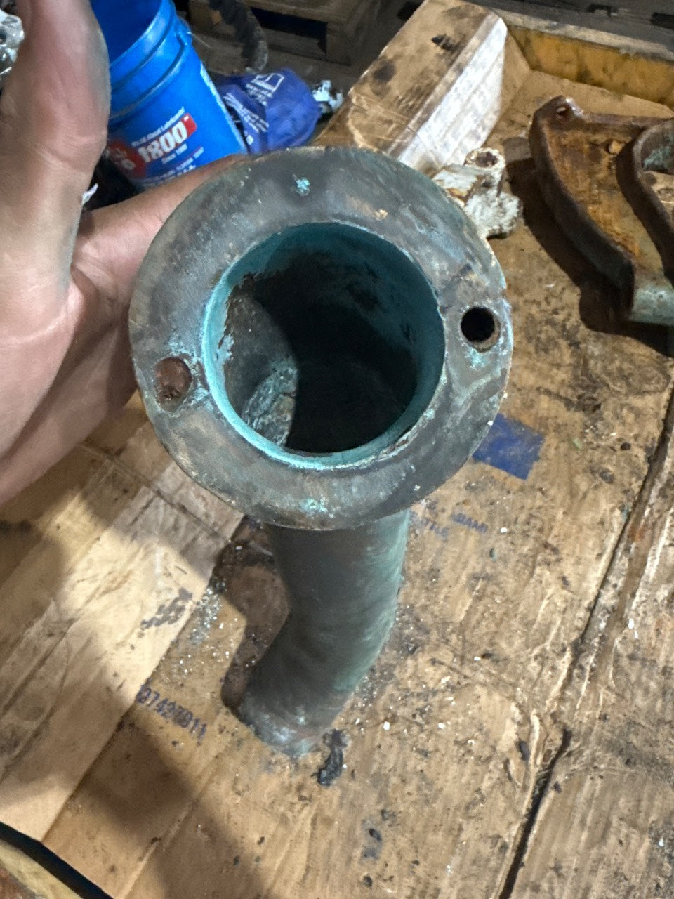 Volvo Penta 838693 Turbo Aftercooler Connecting Pipe for TMD40/TAMD40/41 Series - Used