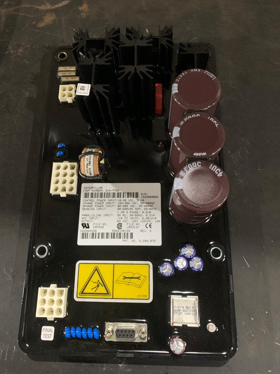 Caterpillar 314-7755 CDVR Digital Automatic Voltage Regulator Assembly - New