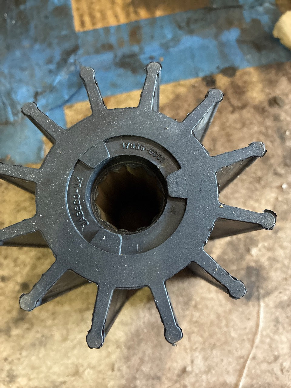 Jabsco 17936-0001 Neoprene Flexible Impeller - Raw Water Pump Impeller - New