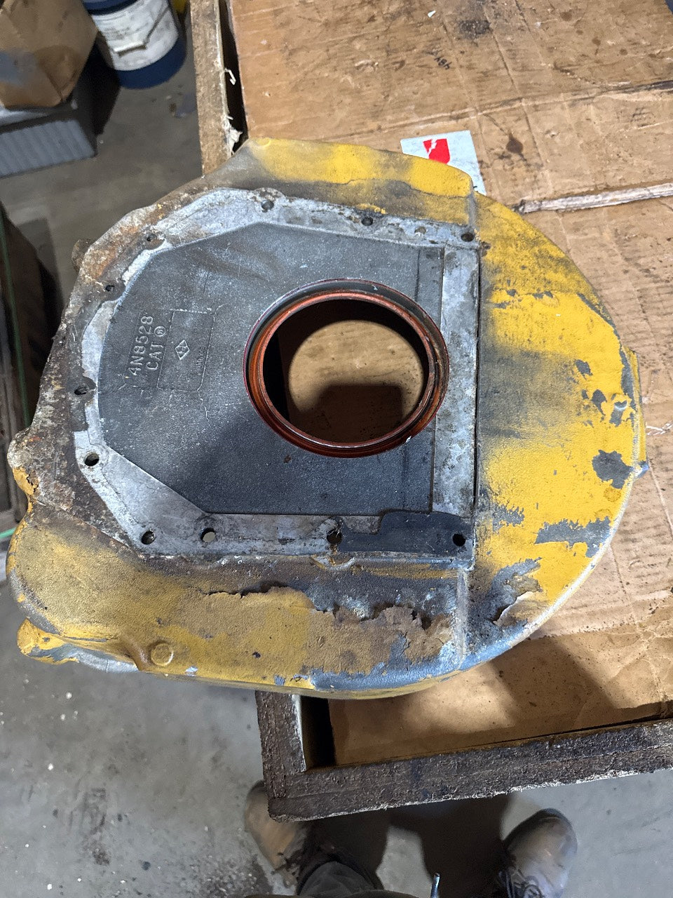 Caterpillar 4N8528 Flywheel Housing for 3208 Diesel Engine - Used