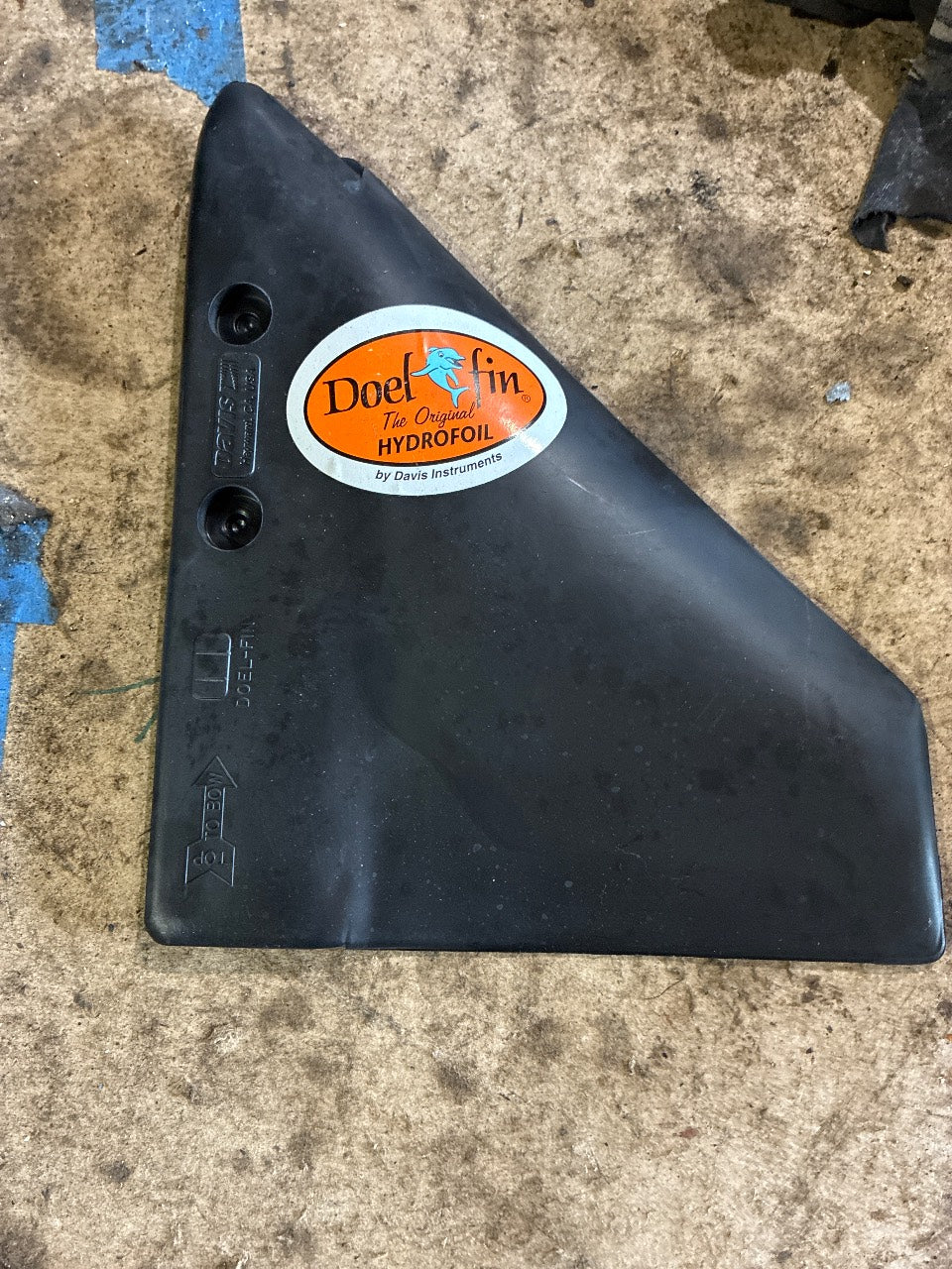 Davis Instruments Doel-Fin Hydrofoil Stabilizer for Outboard & Stern Drive - Used