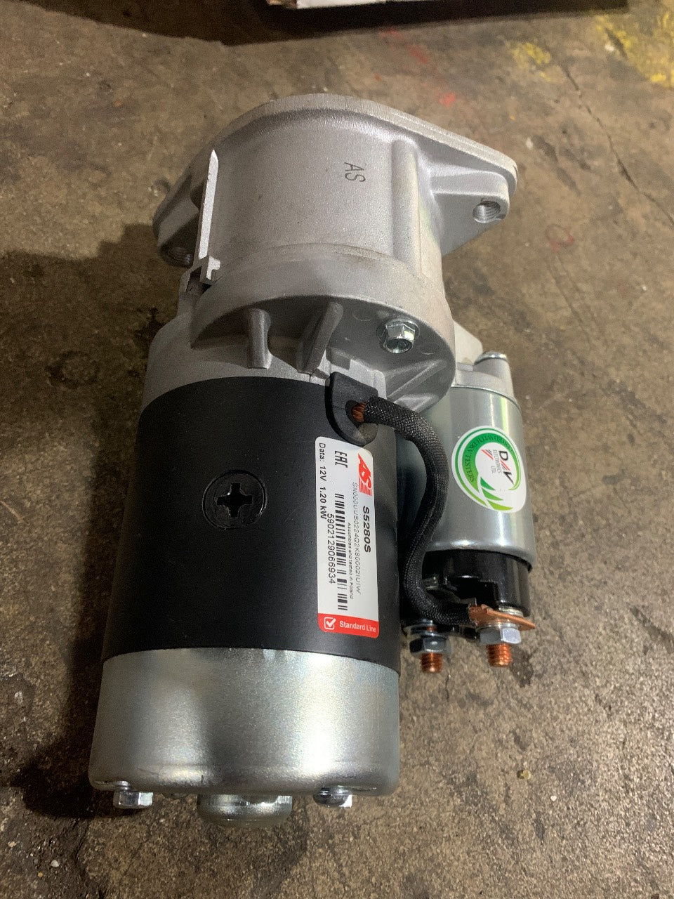 AS-PL S5280S 12V 1.2kW Starter Motor - New