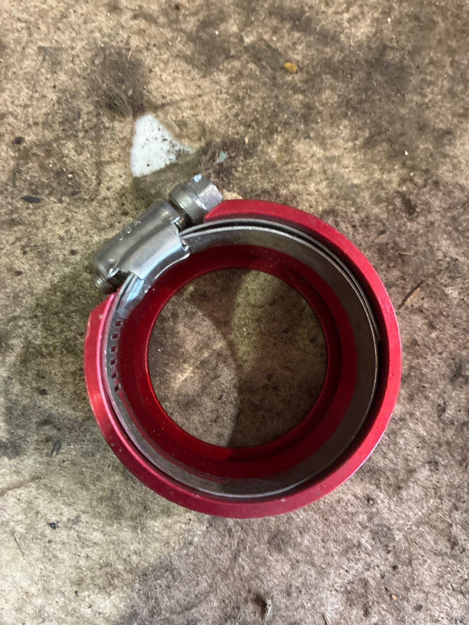 Hydraflow 14J21 Series Anodized Aluminum Hose Coupling Clamp - Used