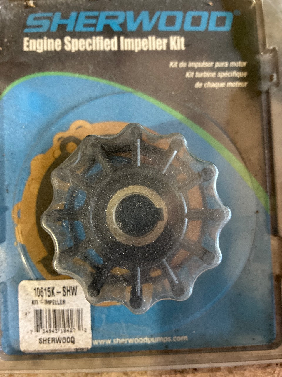 Sherwood 10615K-SHW Engine Specified Impeller Kit with Gasket - New