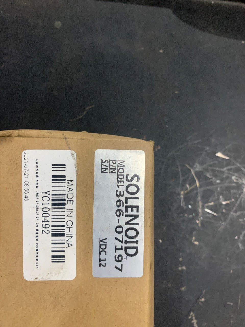366-07197 12V Fuel Shut Off Solenoid SA-3405T Style - New