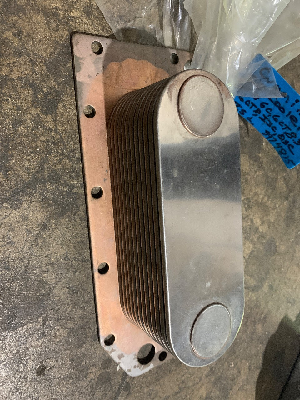 Cummins 3974815 Engine Oil Cooler Core for 6C 6CT 6CTA 8.3L ISC QSC ISL - Used