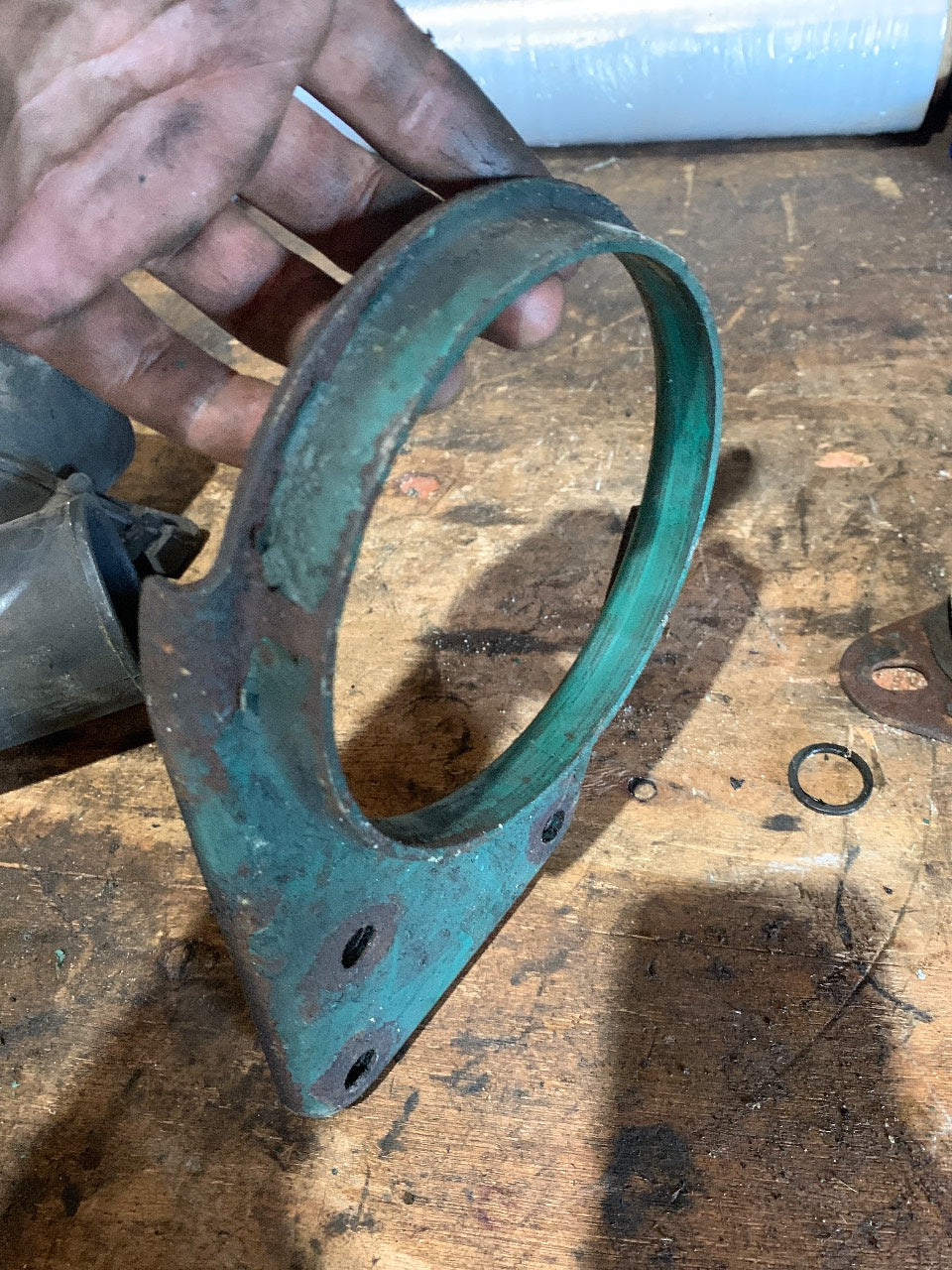 Volvo Penta 838728 Heat Exchanger End Bracket for TAMD31/TAMD41/AD41/KAD Series - Used