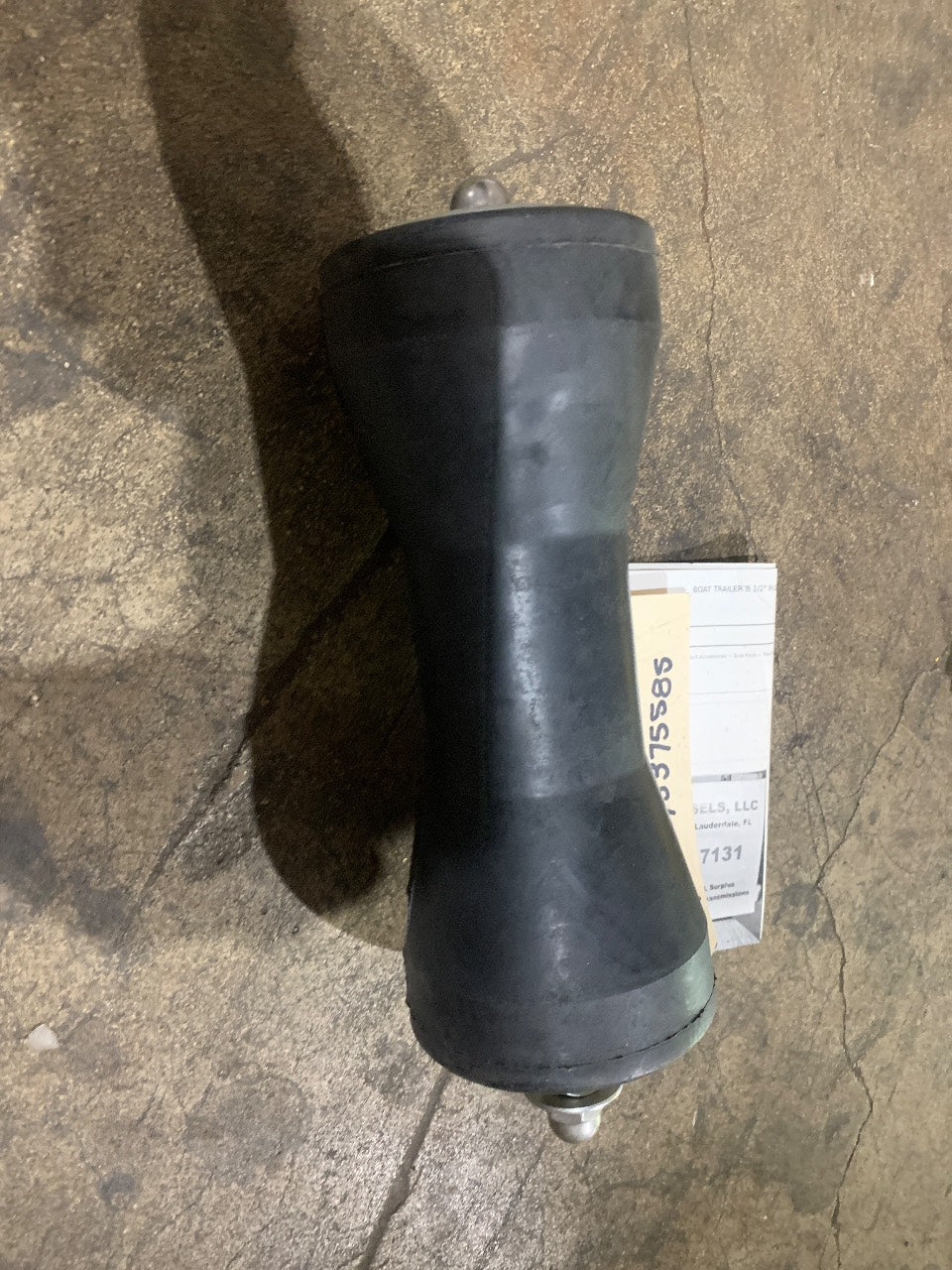 8-1/2" Rubber Replacement Keel Roller for Boat Trailer - Used