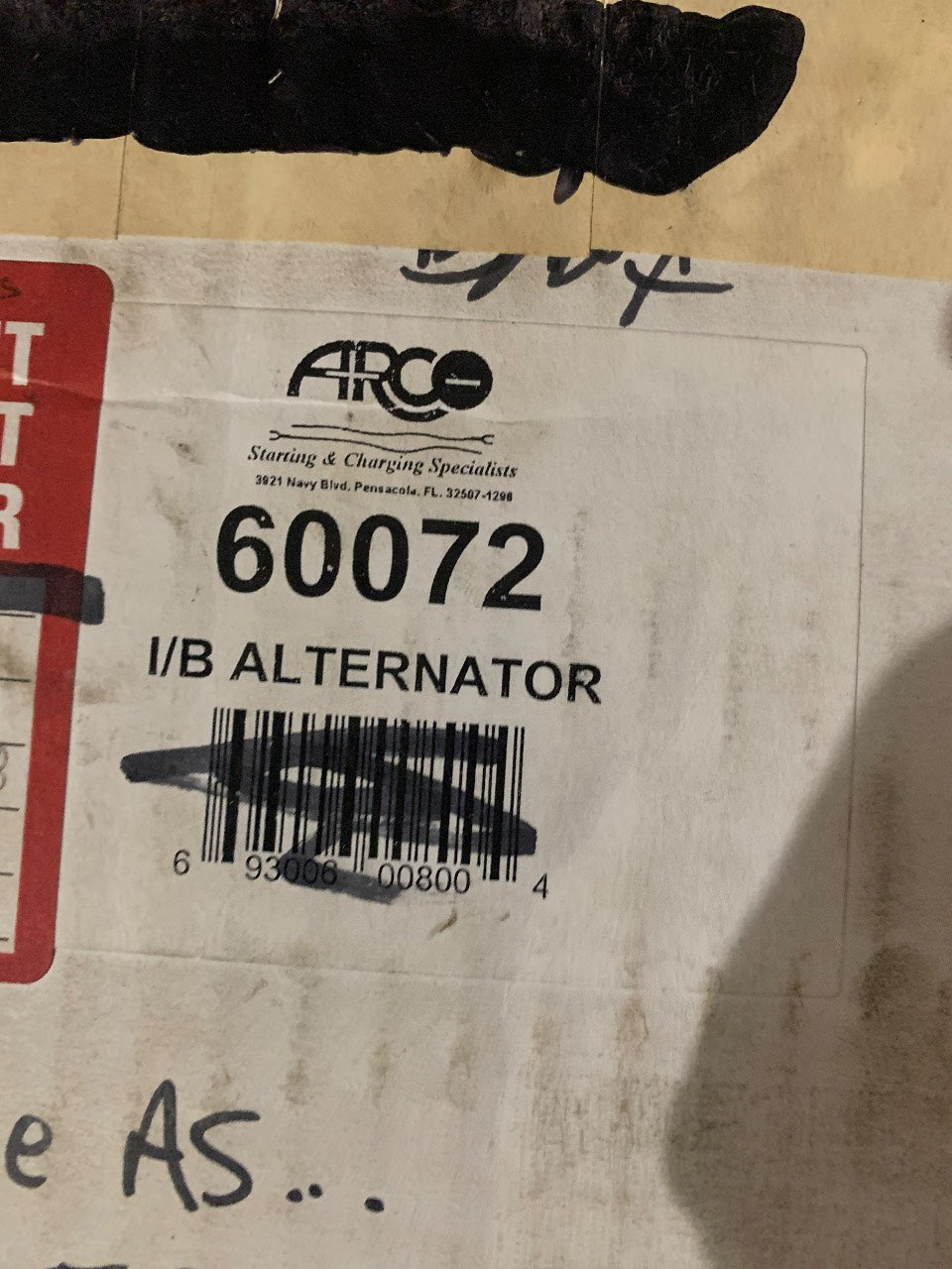 ARCO 60072 65A 12V Inboard Alternator for Volvo Penta 4.3/5.0/5.7 GXi/OSi - New
