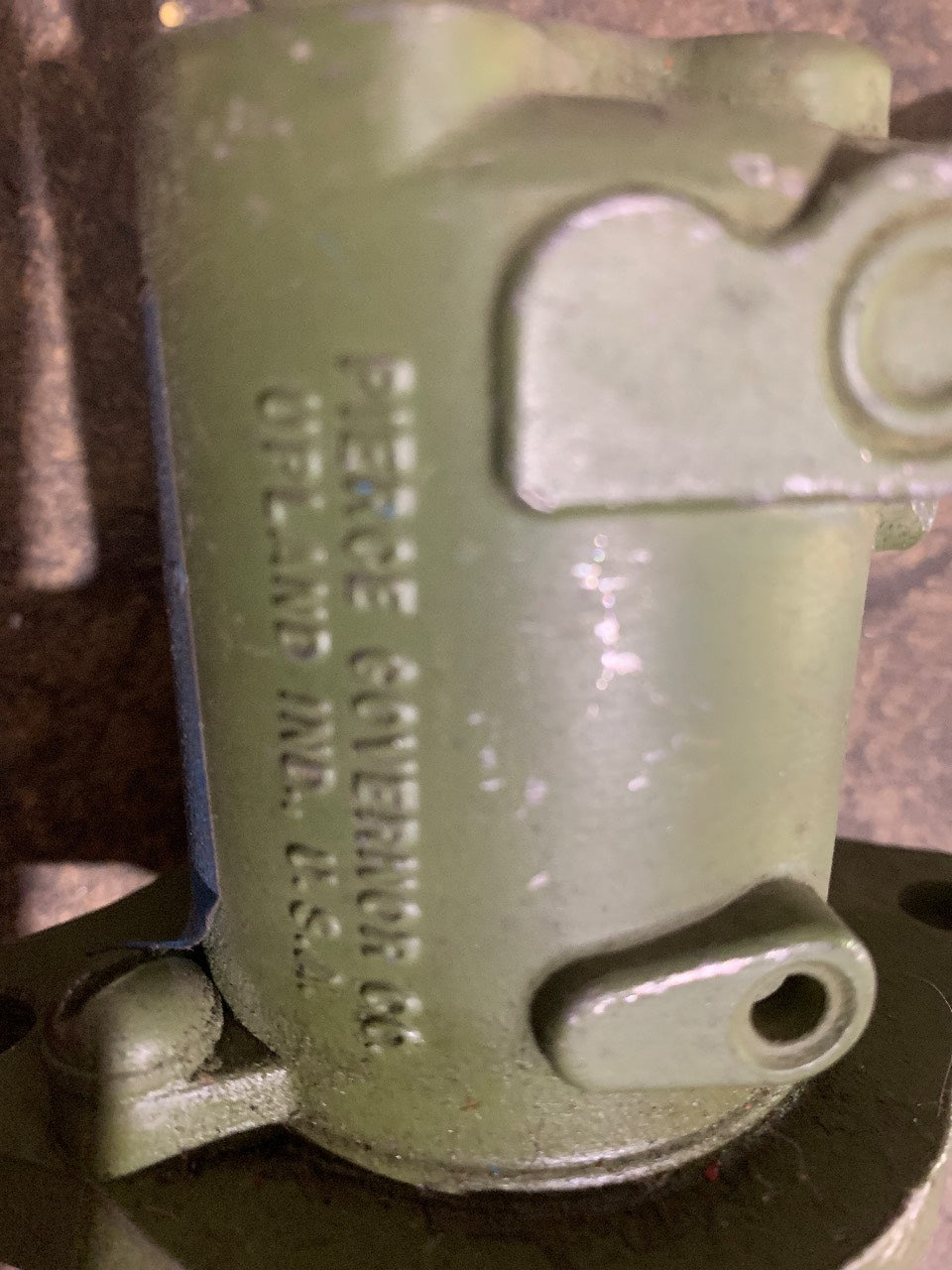 Pierce Governor Co. Mechanical Flyweight Governor - Gear Driven - Used