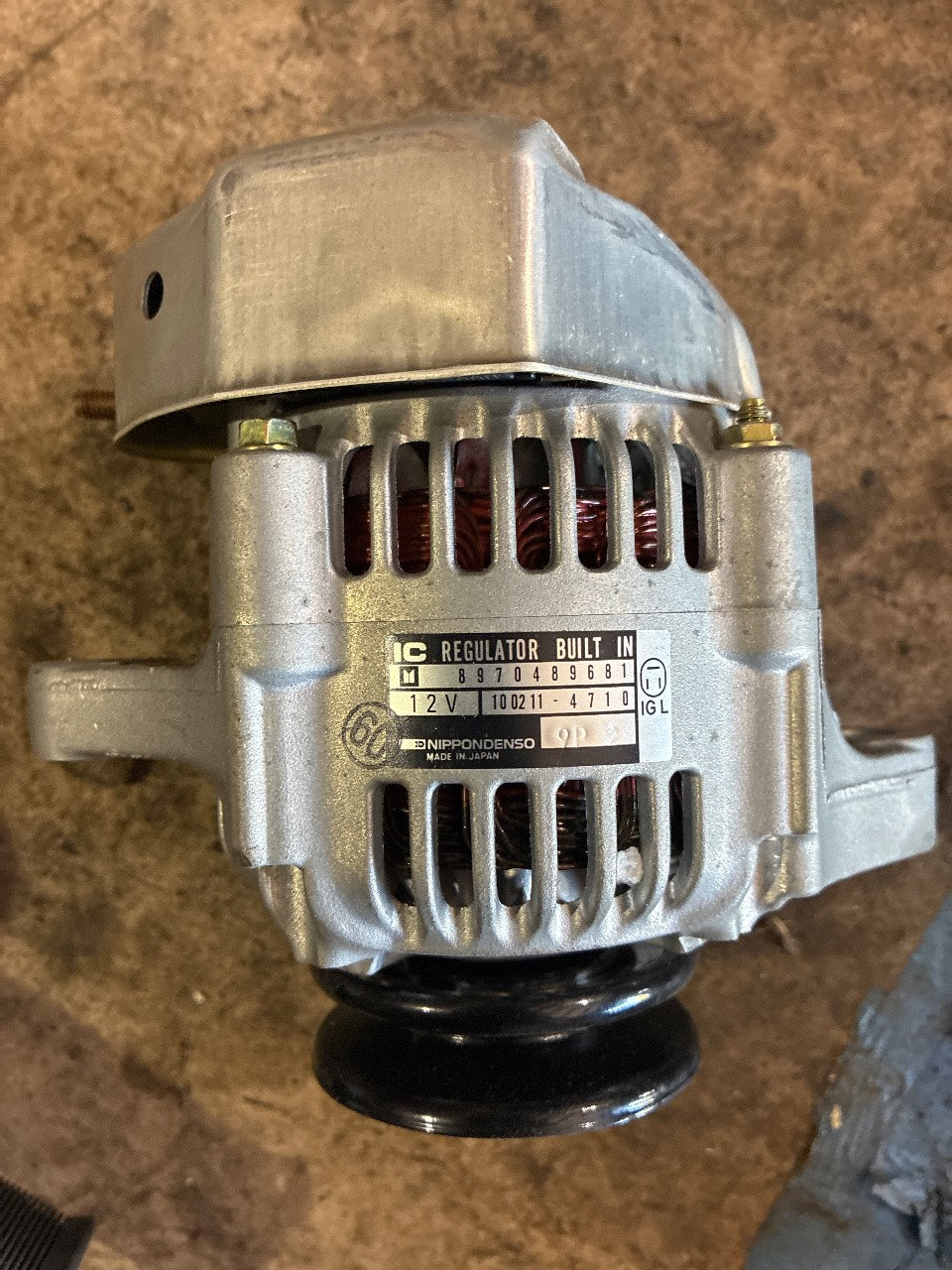 Nippondenso 100211-4710 12V 60A Alternator Isuzu 8-97048-968-1 - Used