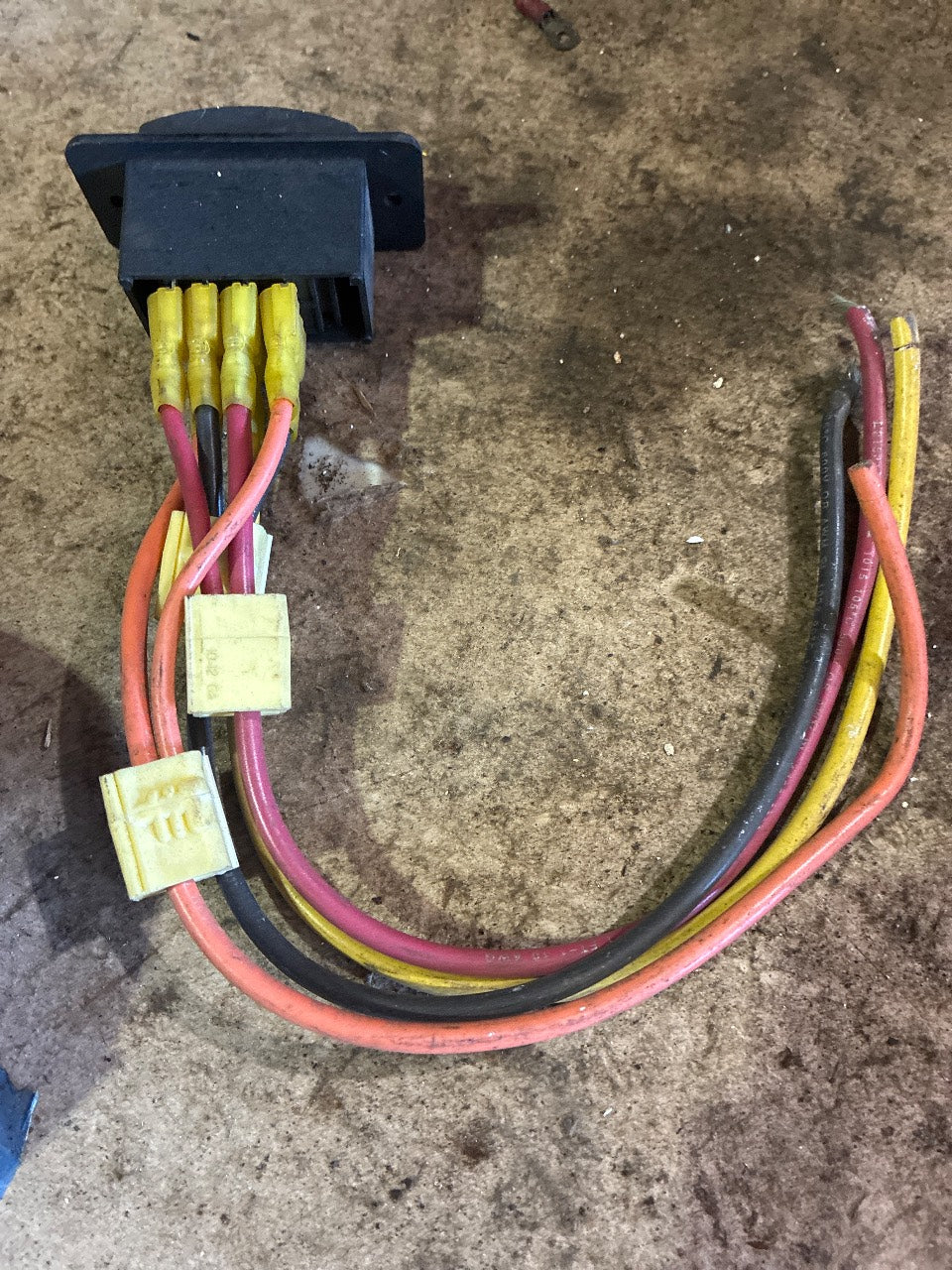 Jabsco Ballast Pump 3-Position Fill/Empty Rocker Switch with Prewired Harness - Used