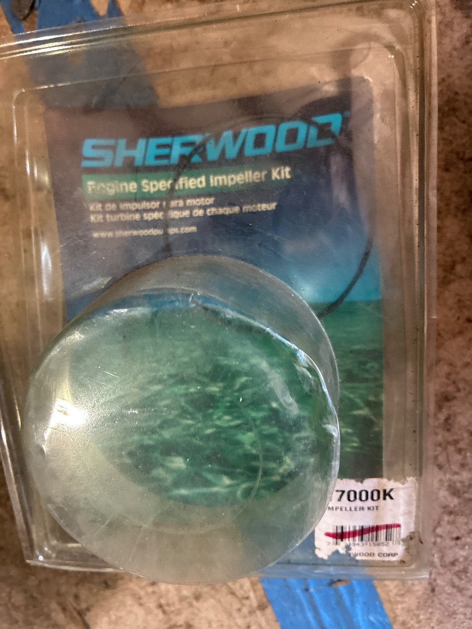 Sherwood 17000K Engine Specified Impeller Kit - Raw Water Pump Impeller with Gaskets - New