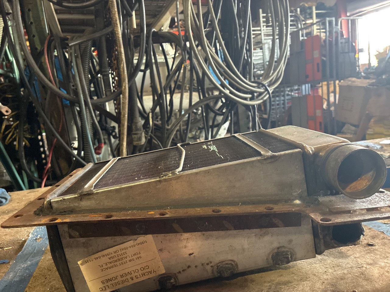 Caterpillar 3208 TA Marine Aftercooler Core - Used