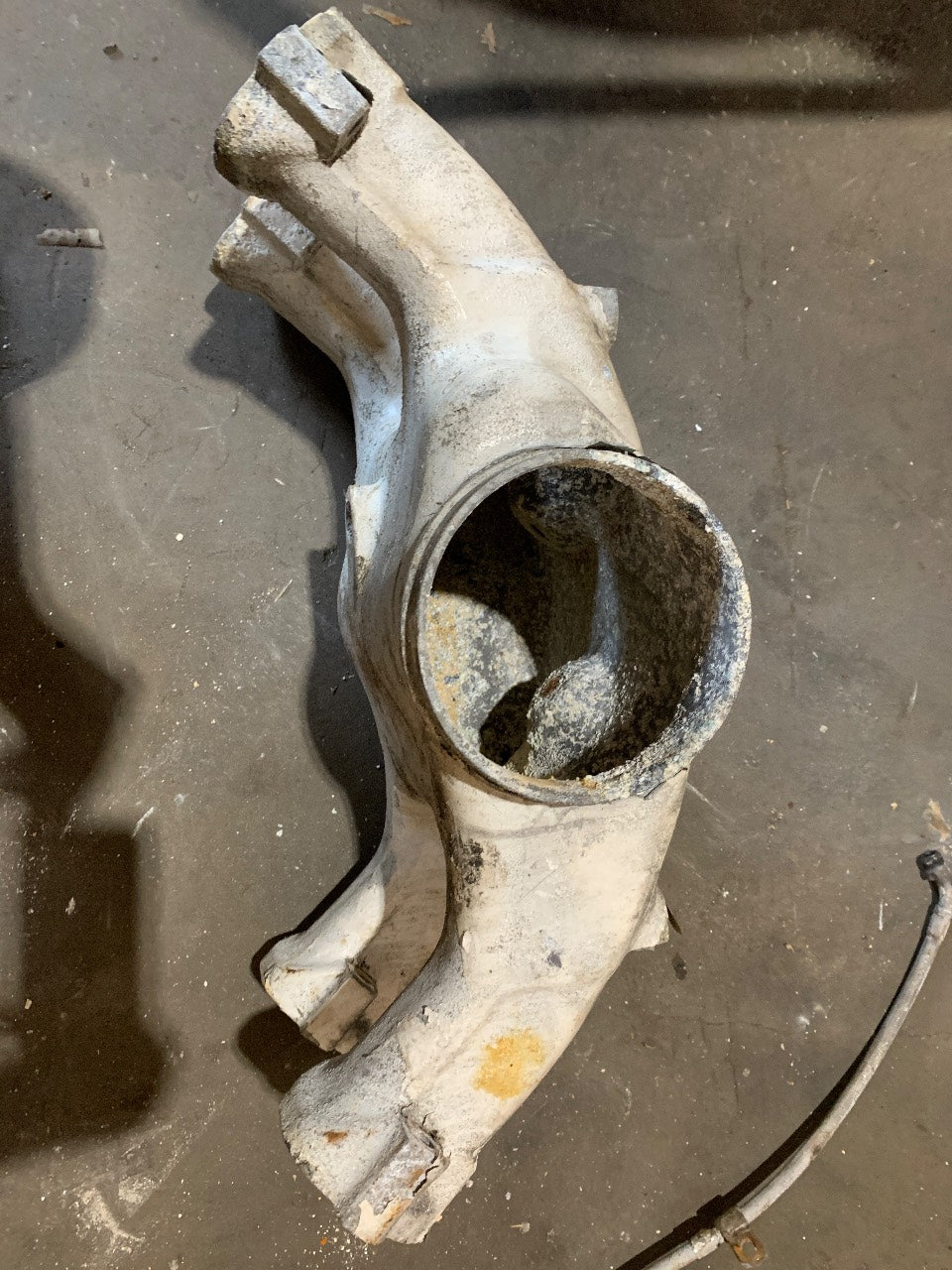 DDC MTU 535 098 03 07 Air Intake Manifold / Charge Air Elbow - Used