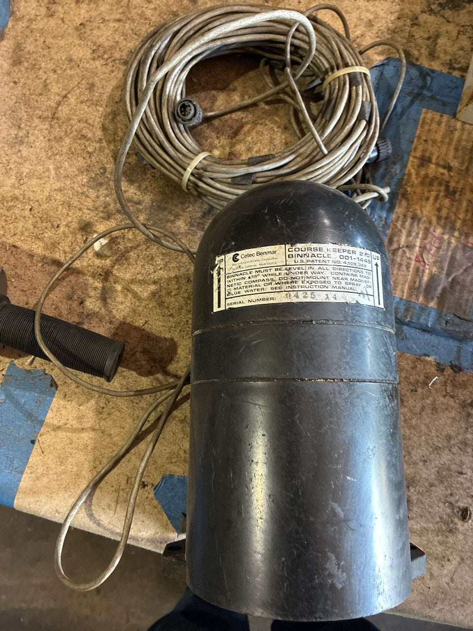 Cetec Benmar D01-1449 Course Keeper 2c Autopilot Binnacle Compass Sensor - Used