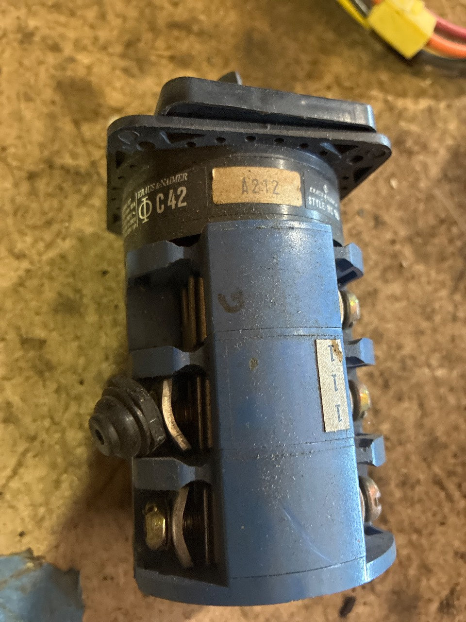 Kraus & Naimer C42 A212 Rotary Cam Switch Spotlight On/Off Selector - Used