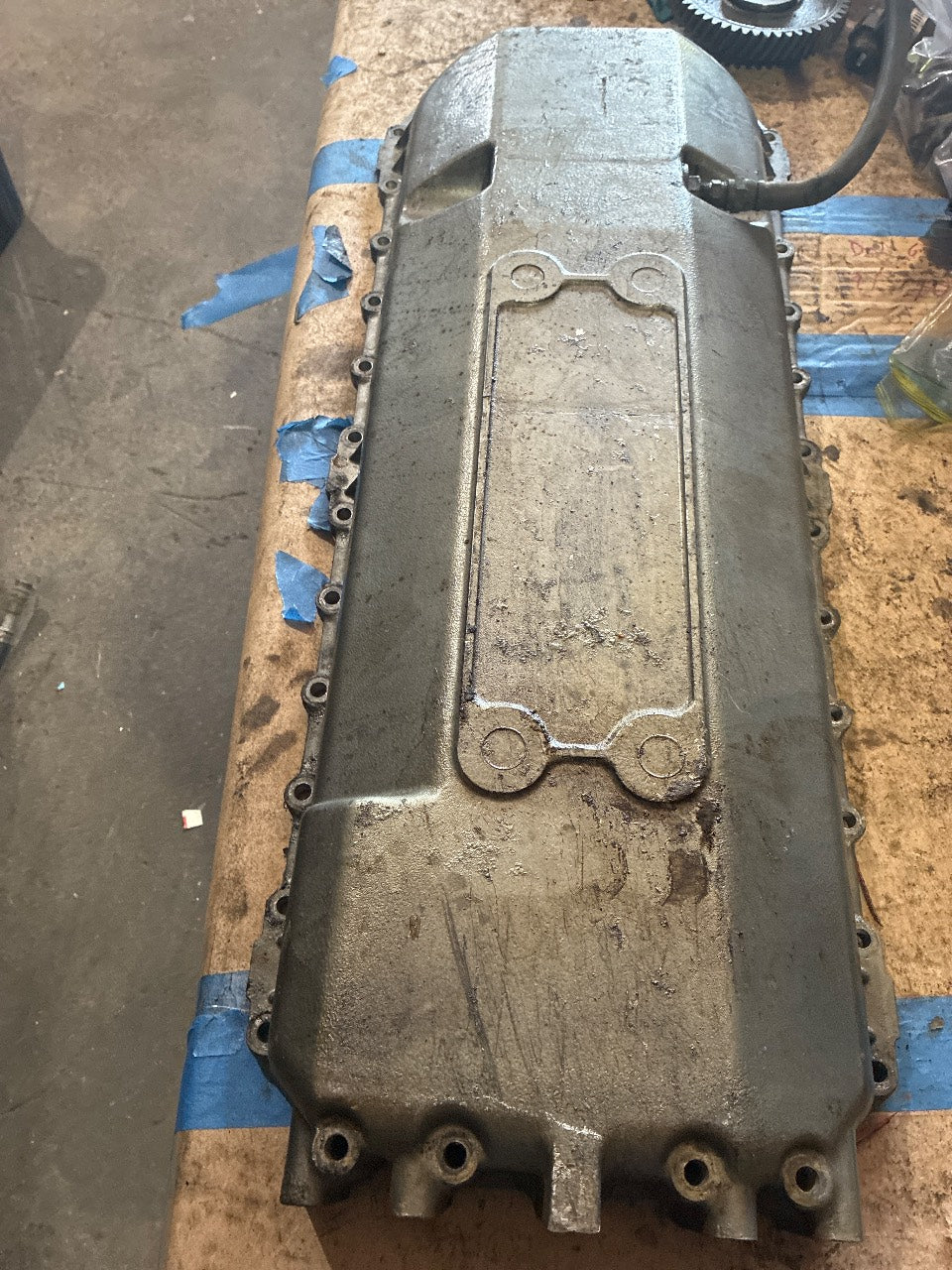 Yanmar 719573-01540 Marine Oil Pan / Sump for 6LY 6LYA 6LY2 6LY3 - Used