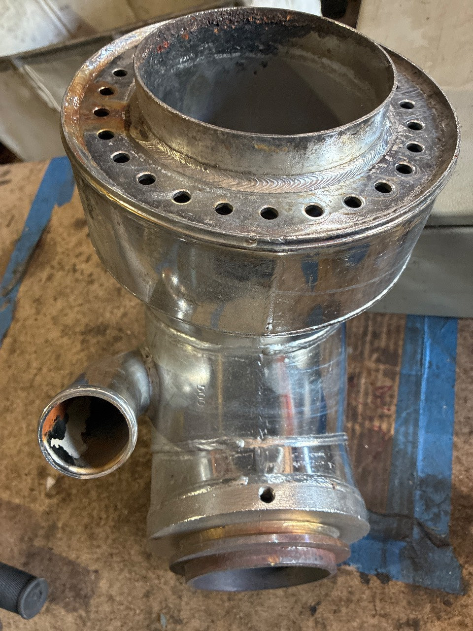 Cummins 3965690 Marine Wet Exhaust Elbow / Mixing Riser for QSM11 - Used