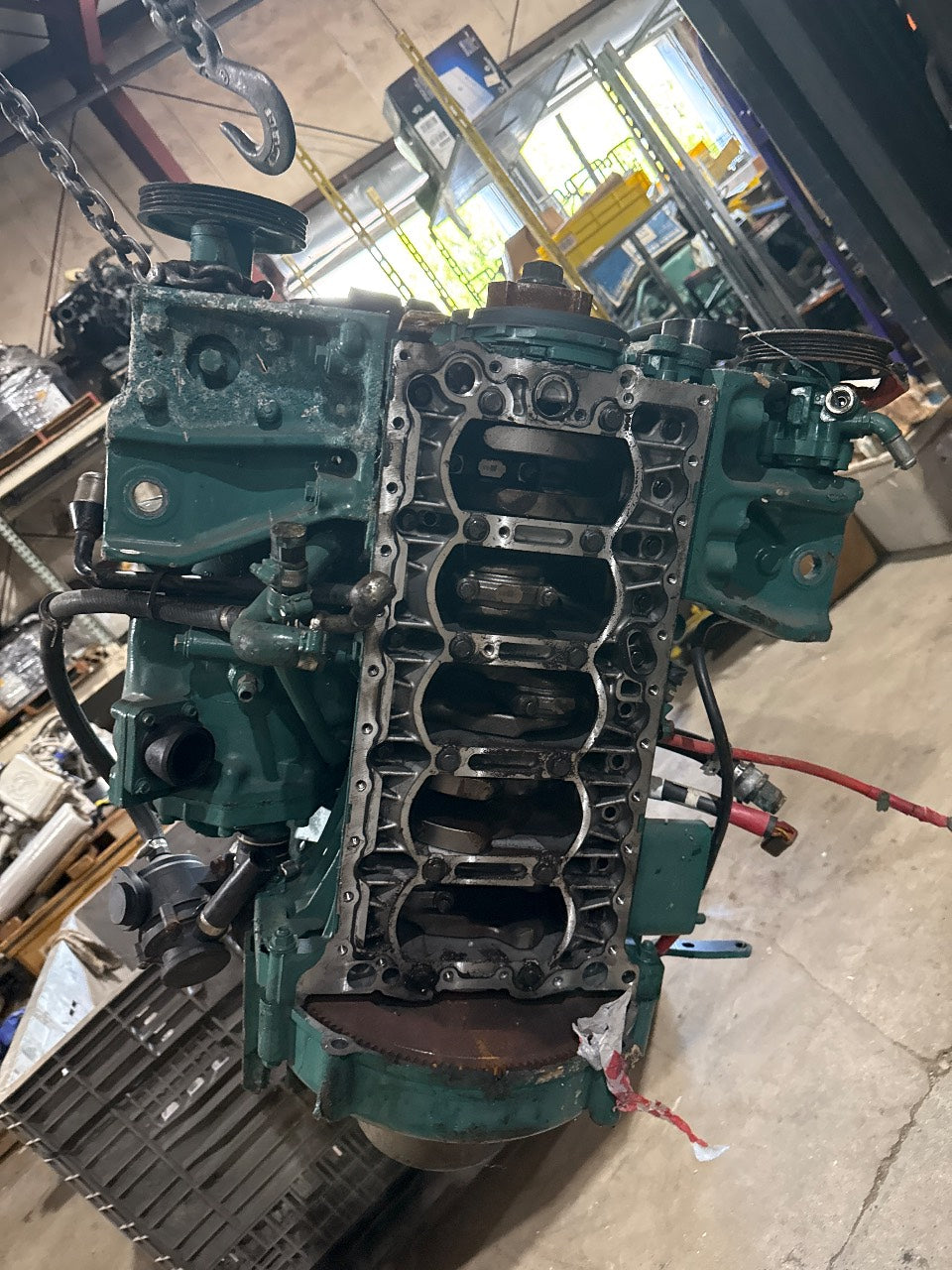 Volvo Penta D4 Marine Diesel Short Block - Used Core
