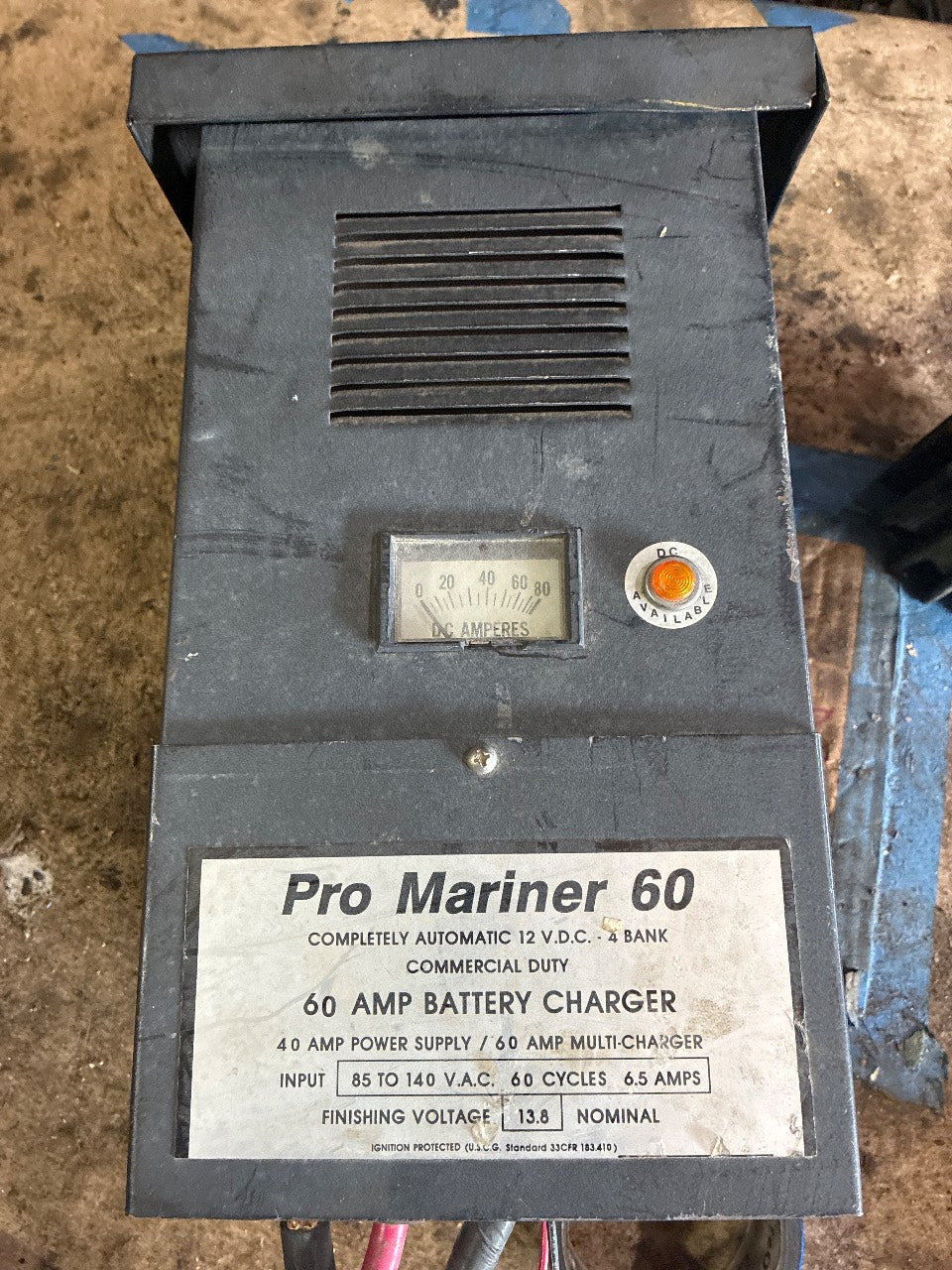 ProMariner Pro Mariner 60 Commercial Duty 60 Amp 12V 4-Bank Marine Battery Charger - Used